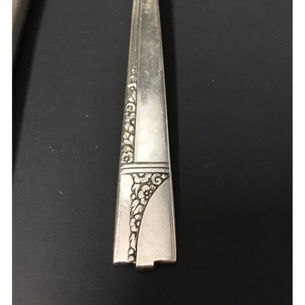 ONEIDA NOBILITY CAPRICE SILVER-PLATED Salad Forks SERVICE FOR 7 - Picture 3 of 4
